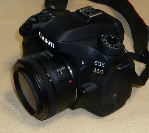 EOS80DとF1.8 50mmレンズ